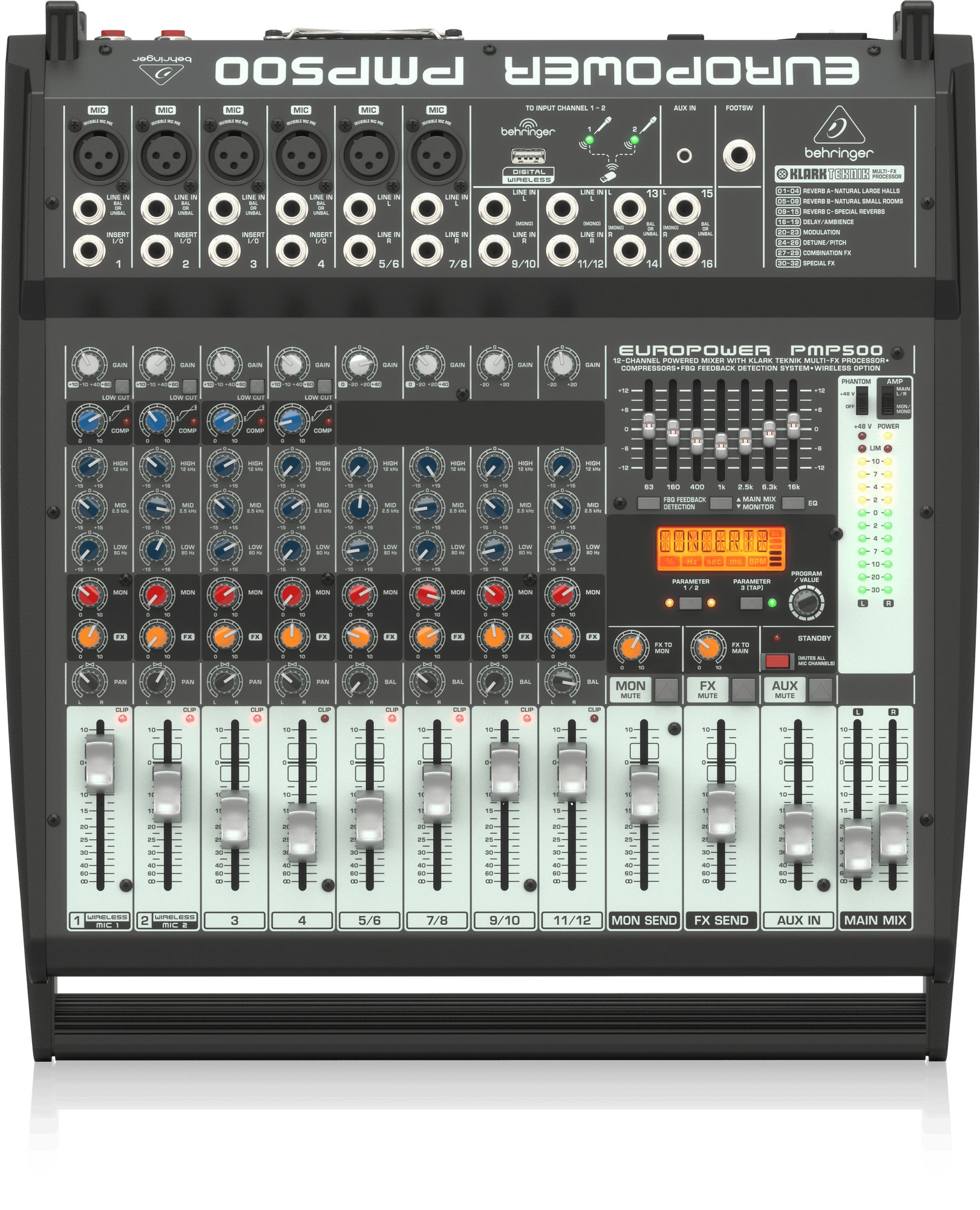 Behringer PMP500 500 Watt 12 Channel Powered Mixer - 479030-PMP500_P0AJY_Top_XL.jpg