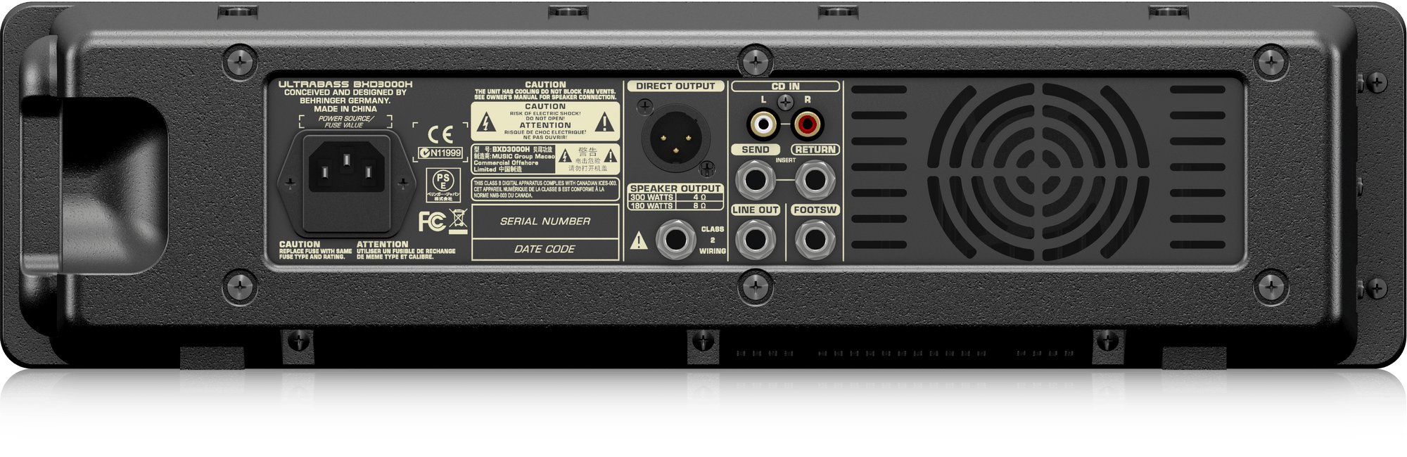 BEHRINGER　ウルトラベースBX3000T BEHRINGER ULTRABASS BX3000T ベースアンプ Behringer BX3000T