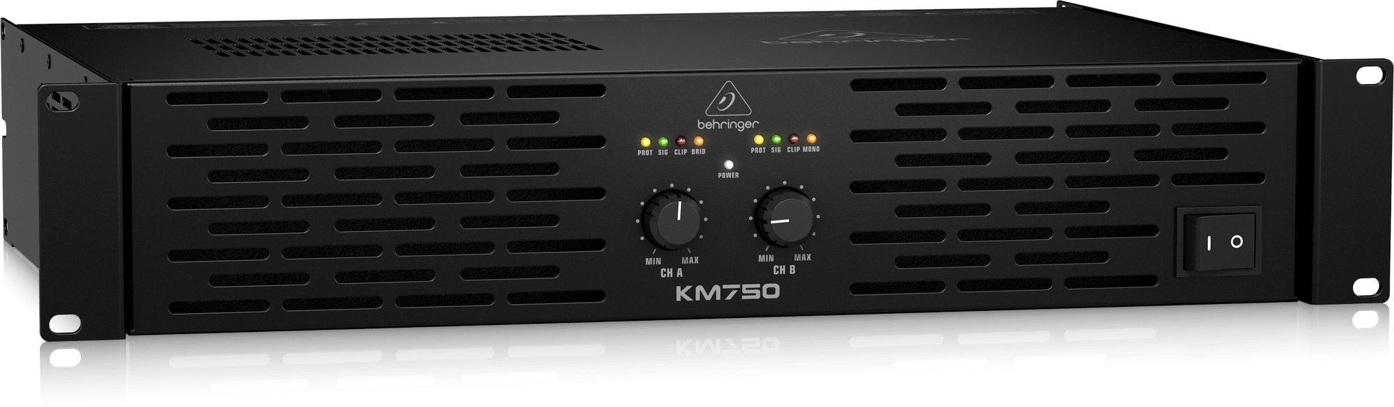 behringer KM750 750W 2チャンネルアンプ Behringer KM750 750-Watt Stereo Power Amplifier - Andertons Music Co.