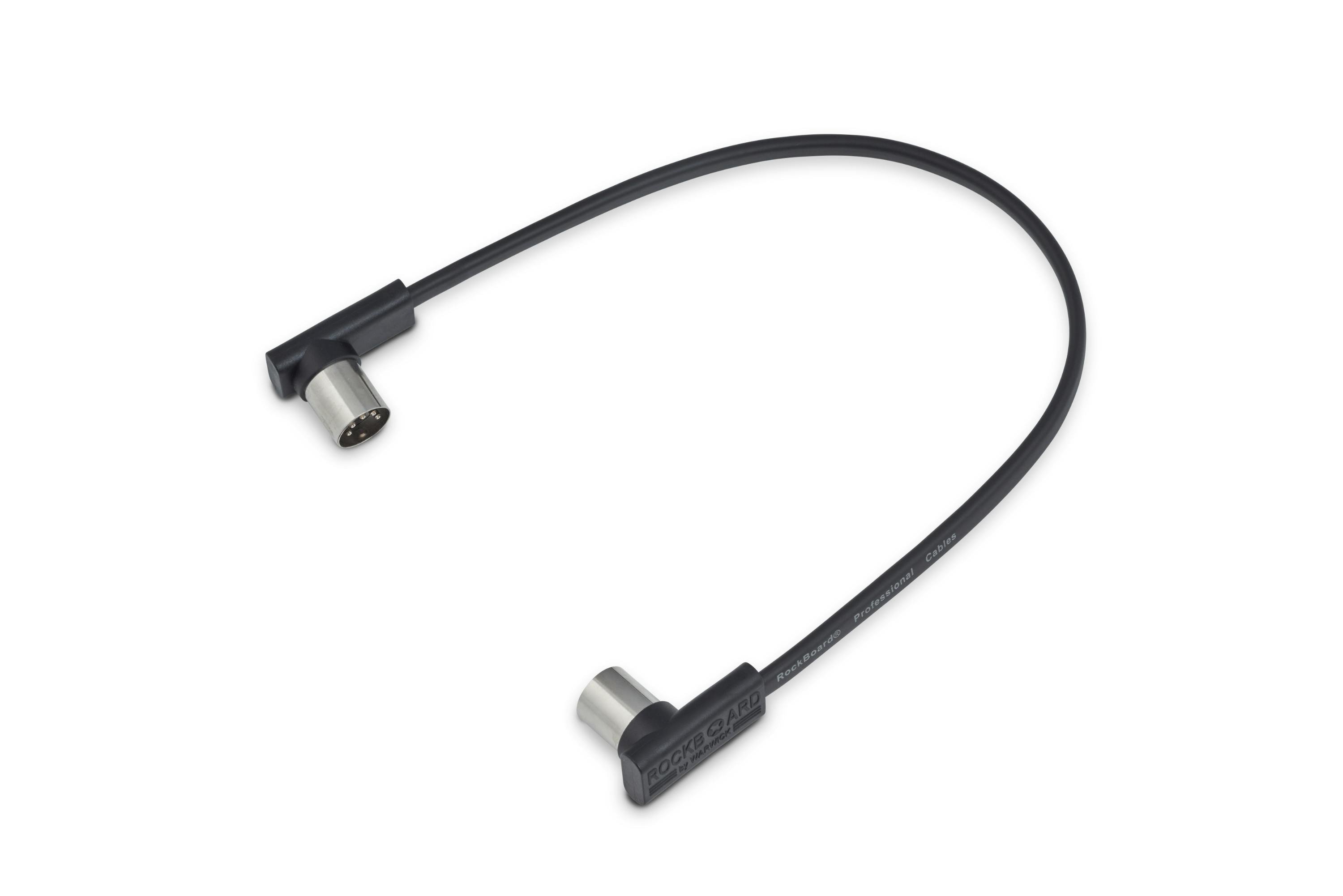 Rockboard Flat MIDI Cable - 30 cm - Black - 310099-1544463808271.jpg