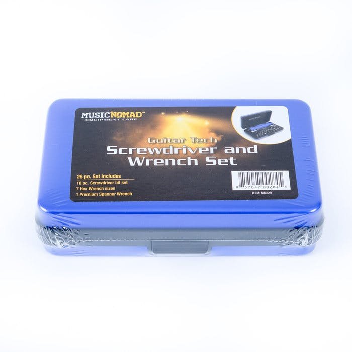 MusicNomad Premium Guitar Tech Screwdriver & Wrench Set - 444501-MN229 Main In Package.jpg
