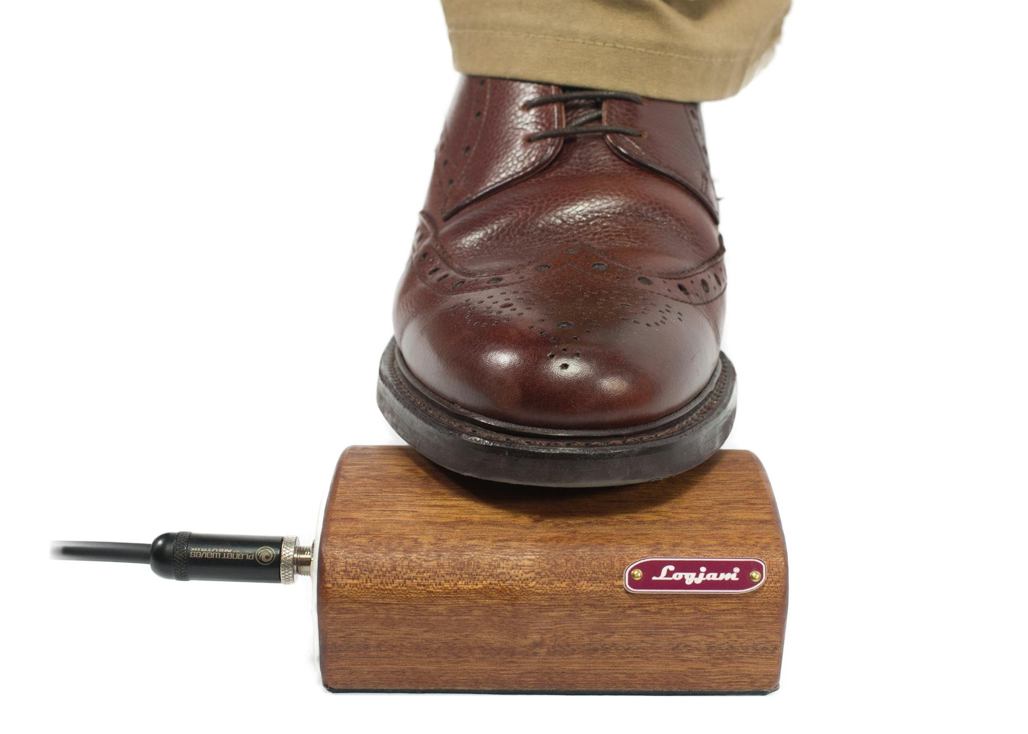 Logarhythm Travelog2 Foot Stomping Box - 116111-Travelog-Front-with-Brogue-White.jpg