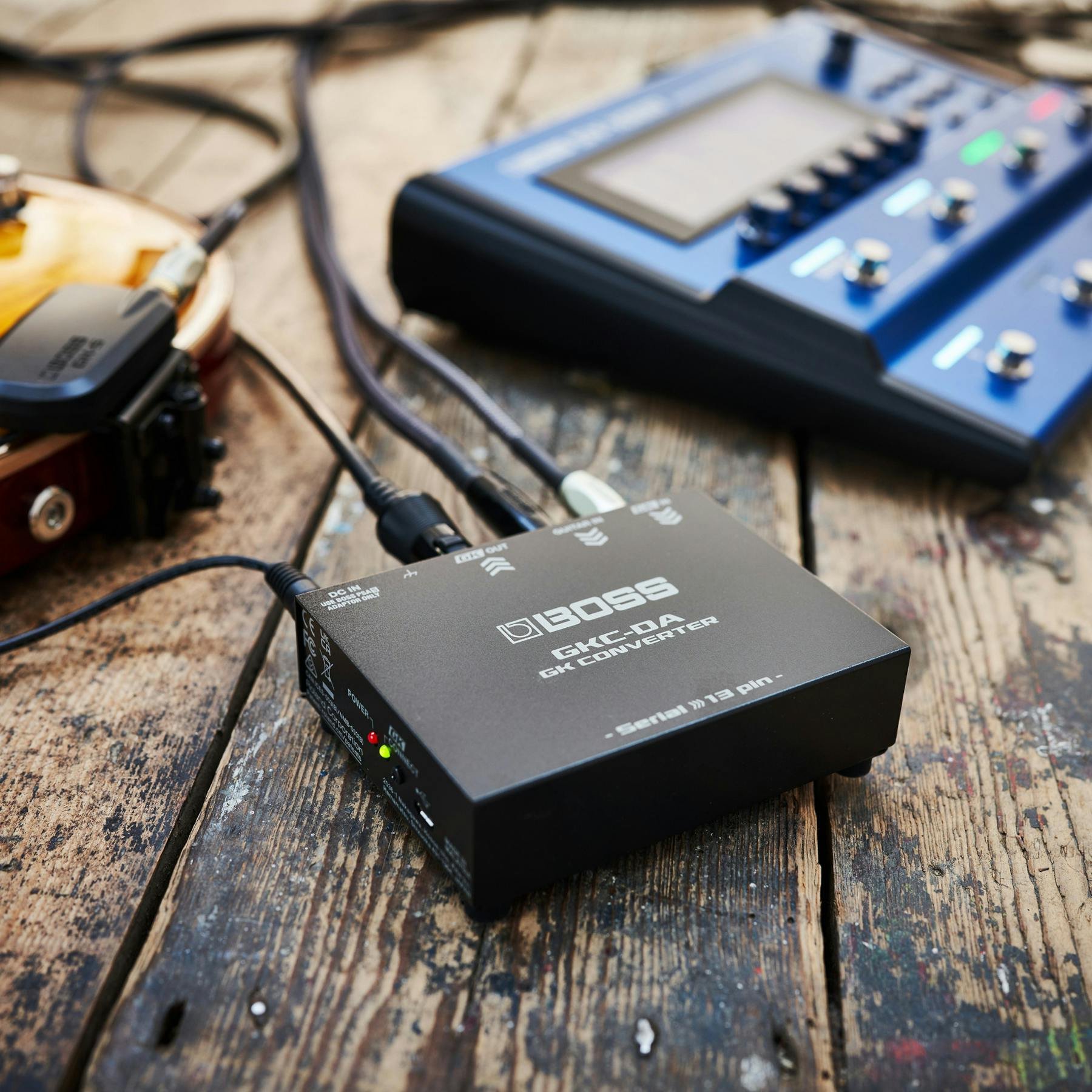 Boss GKC-DA GK Guitar Synth Converter - Serial to 13 Pin - GKCDA-Boss-GKC-DA-GK-Converter-Lifestyle.jpg