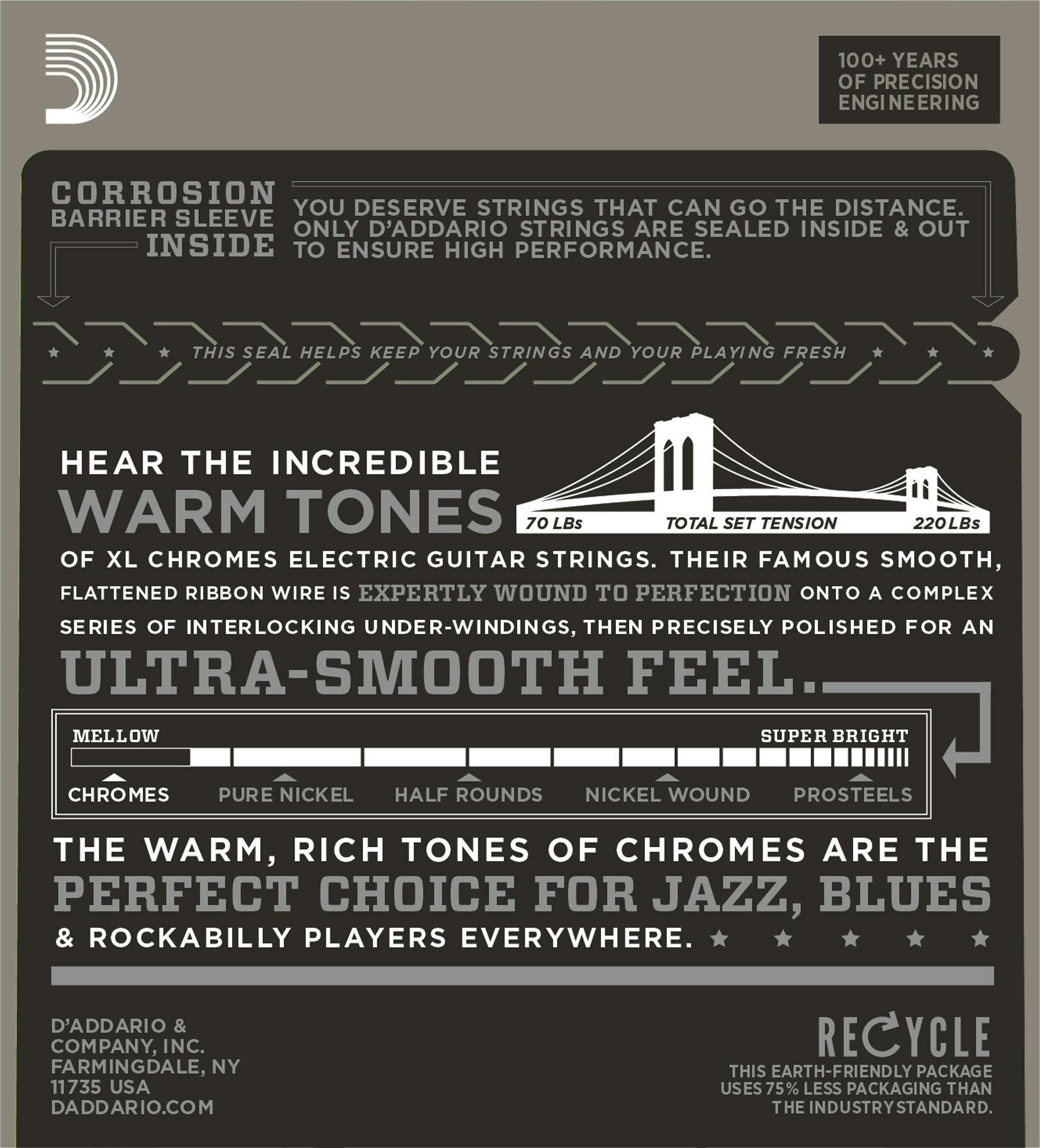 D'Addario ECG23 XL Chromes Flatwound 10-48 Extra Light Electric Guitar Strings - 57271-tmp8D37.jpg