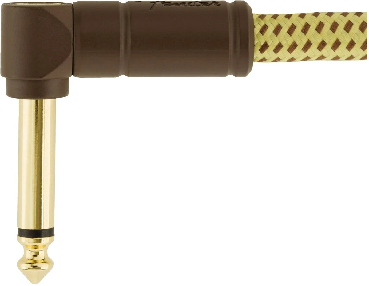 Fender Deluxe Series Instrument Cables (2-Pack) Angle/Angle 6' in Tweed - 319907-1548777156406.jpg