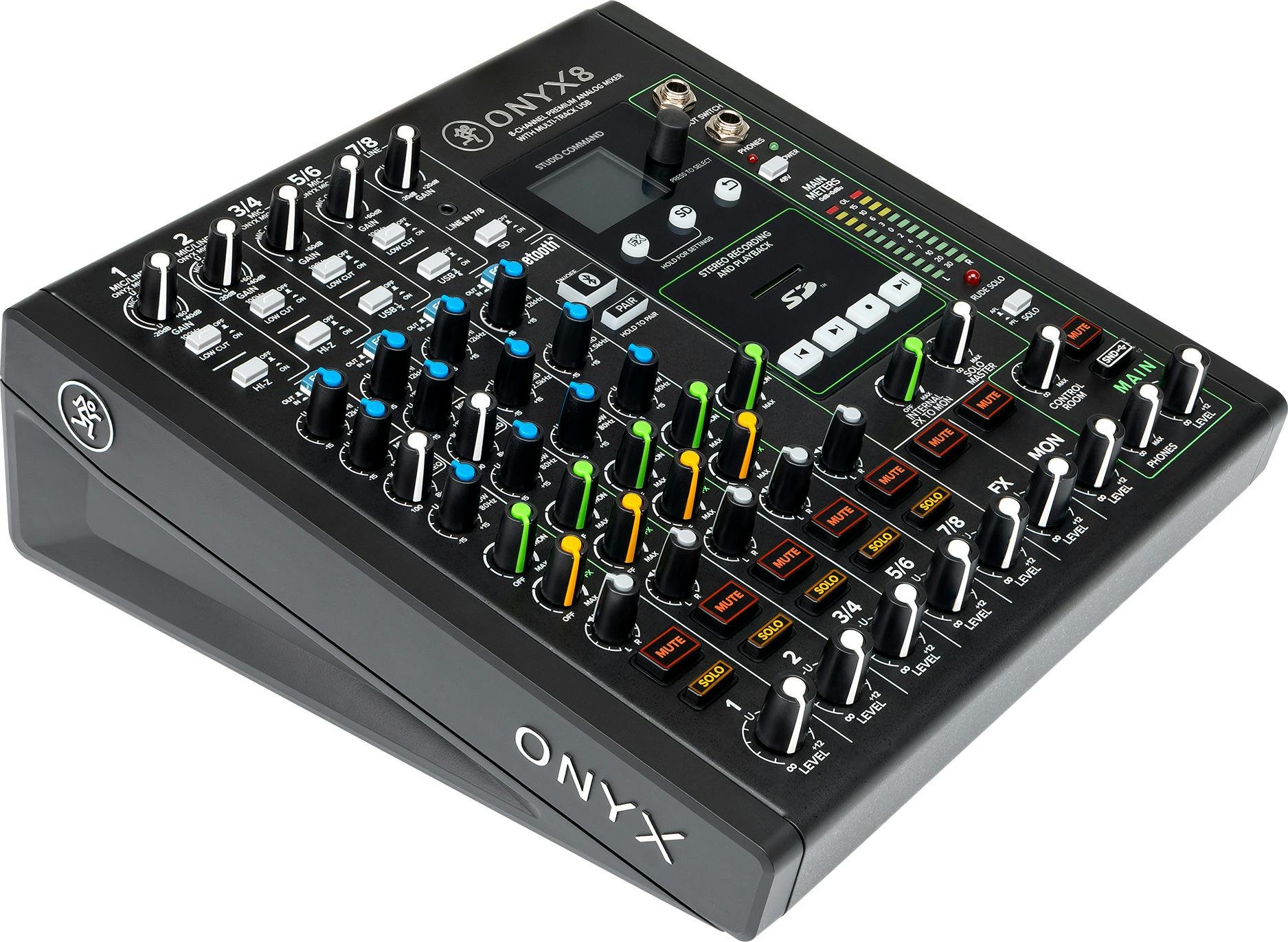 配信機器・PA機器・レコーディング機器 Mackie ONYX8 Mackie ONYX8 - 8 Channel Mixer with Multi-Track USB - Andertons