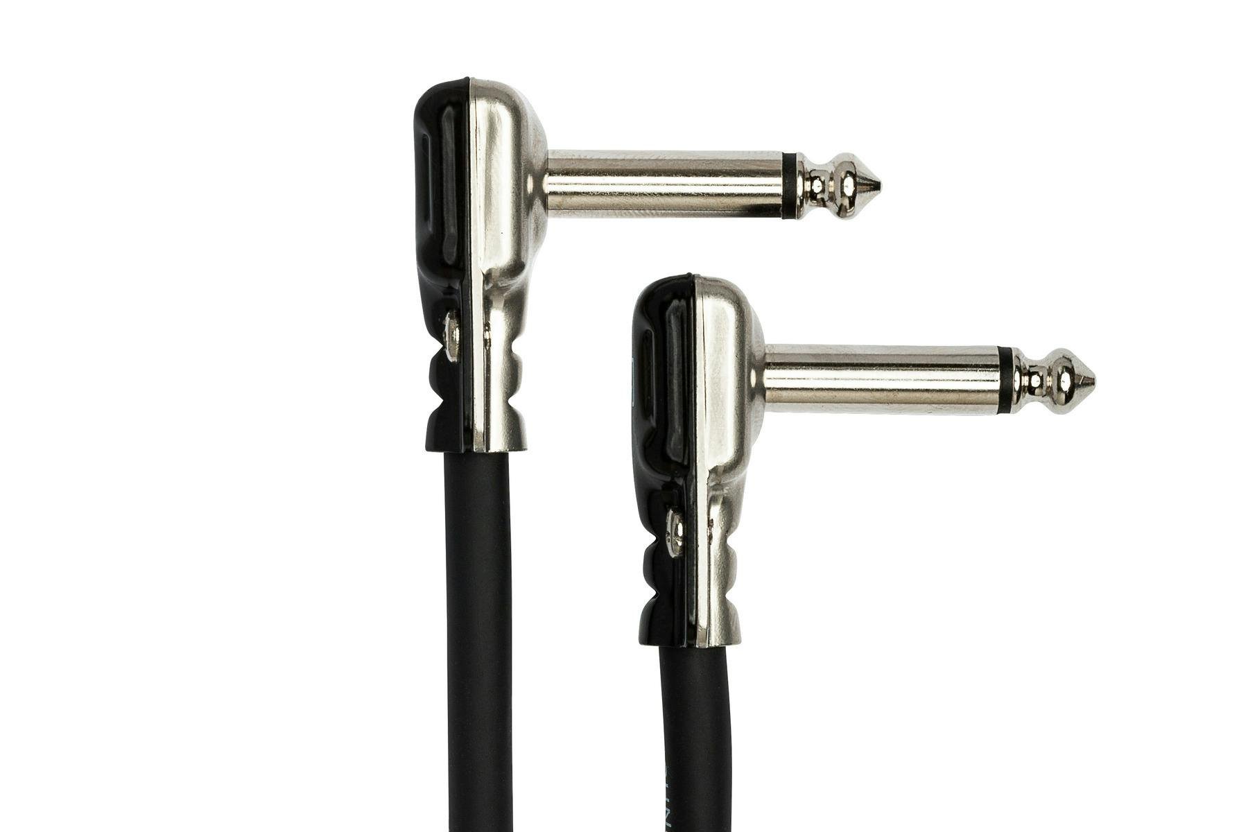 Hosa Pro Guitar Patch Cable, Low-profile Right-angle to Same, 18 in - HGFP-0015-HGFP-000.5_Connector_RGB_1800.jpg