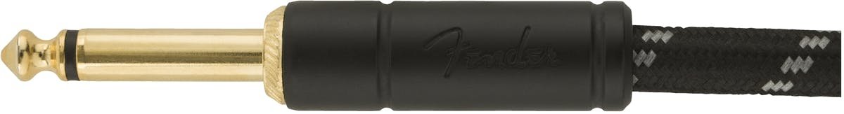 Fender Deluxe Series Instrument Cable Straight/Angle 10' in Black Tweed - 319840-1548775540687.jpg