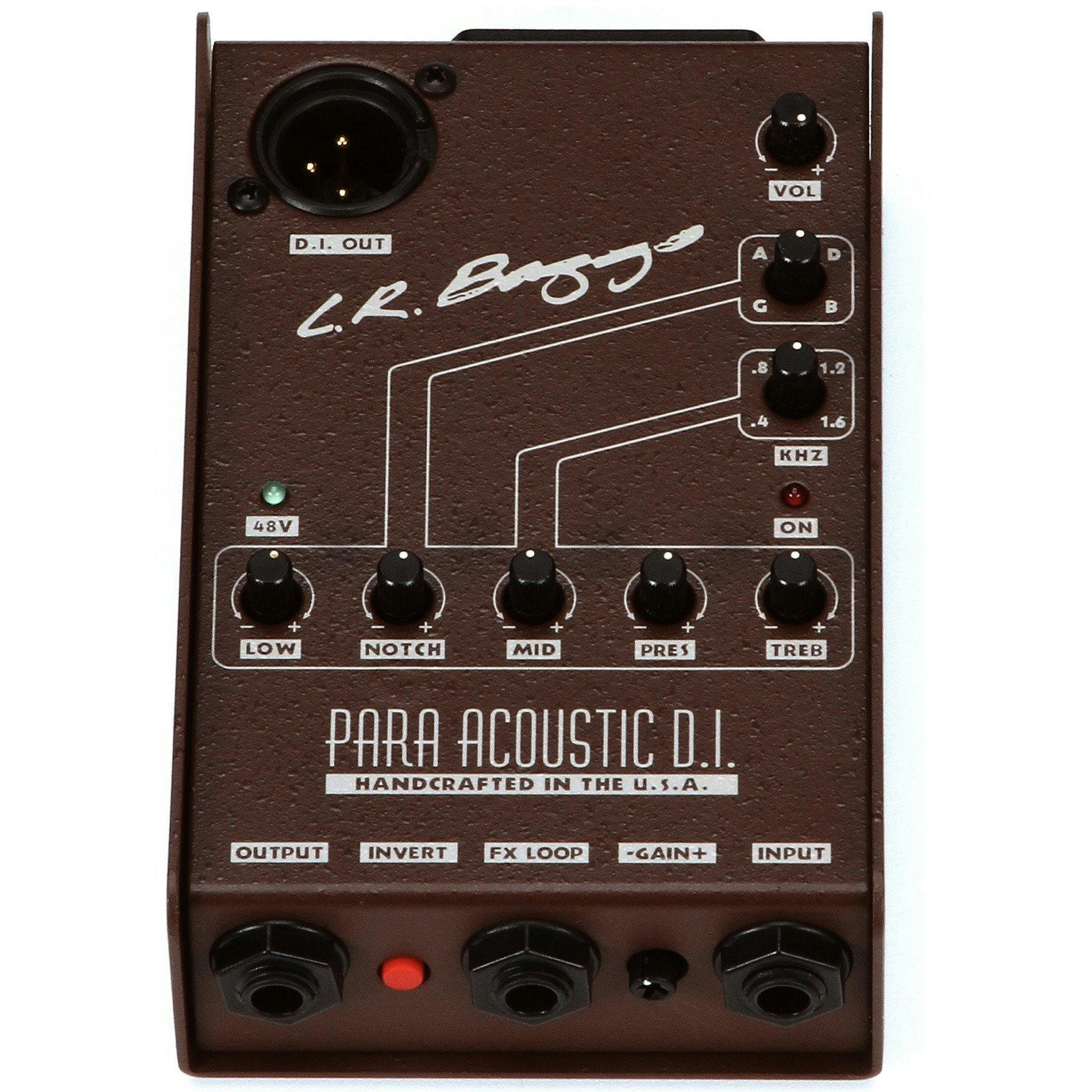 LR Baggs Para DI Acoustic Direct Box & Preamp with 5-band EQ