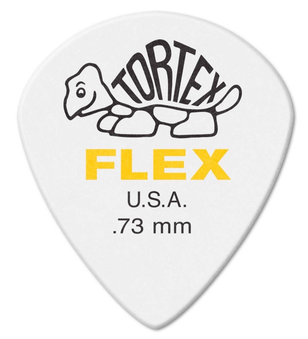 Dunlop Tortex Flex Jazz III XL 0.73mm Pick - Pack of 12 - JD-PIC-466P073-dunlop-tortex-flex-73.jpg