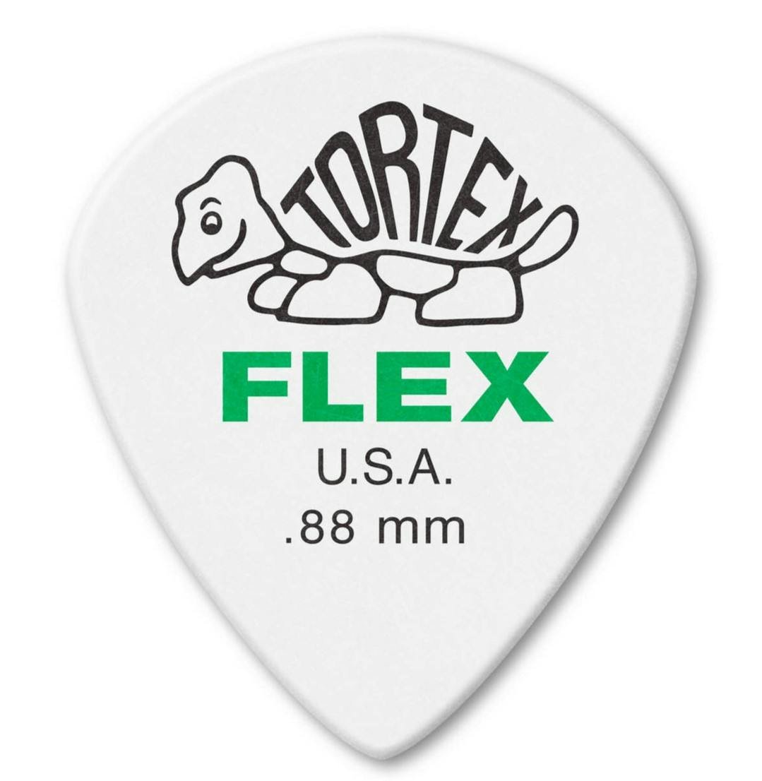 Dunlop Tortex Flex Jazz III XL 0.88mm Pick - Pack of 12 - JD-PIC-466P088-dunlop-tortex-flex-88.jpg