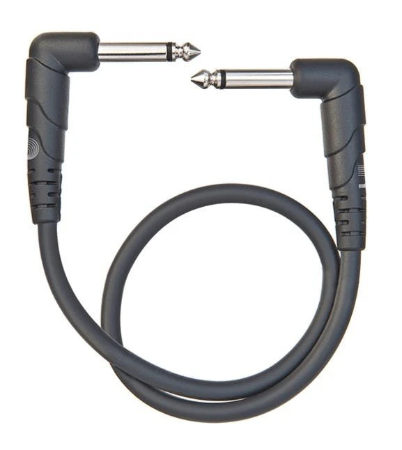 D'Addario Classic Series Patch Cable Right-Angle 3 feet - PW-CGTPRA-03-daddario-classic-ra-3ft.jpg