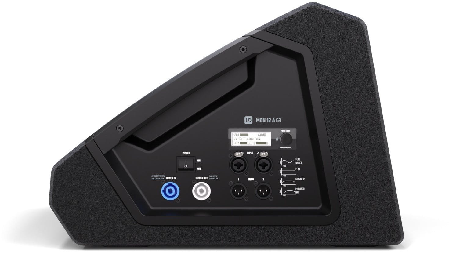 LD Systems MON 12 A G3 - 12" Active Stage Monitor - LDMON12AG3-LDMON12AG3_Side.jpg