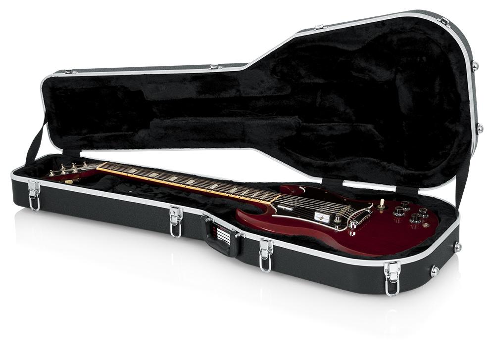 Gator Deluxe ABS Case for SG-Styled Guitars - GC-SG_OPEN_GEAR_02.jpg