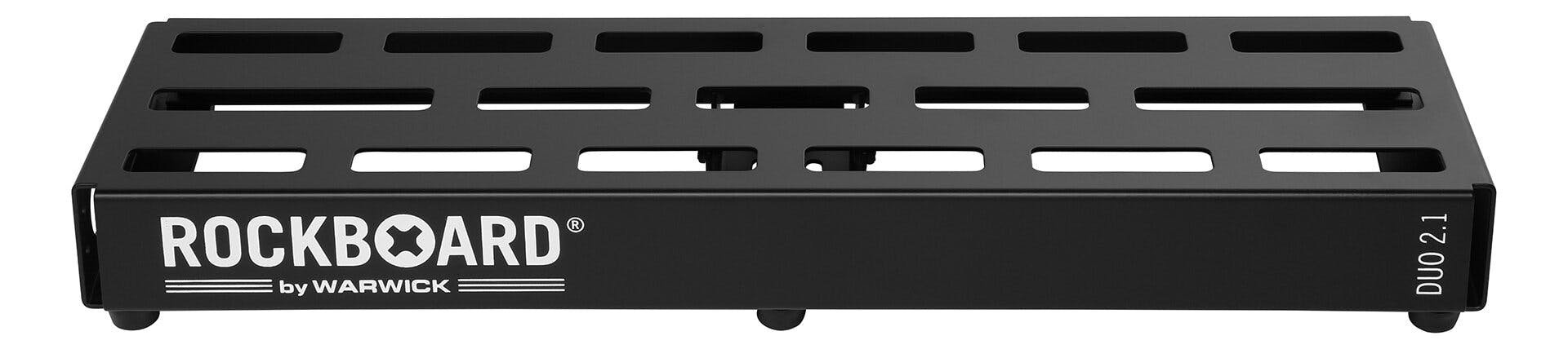 Rockboard DUO 2.1 Pedalboard with Gig Bag - RBO-B-21-DUO-B-Rockboard-DUO-2-1-Pedalboard-Angle-Top.jpg