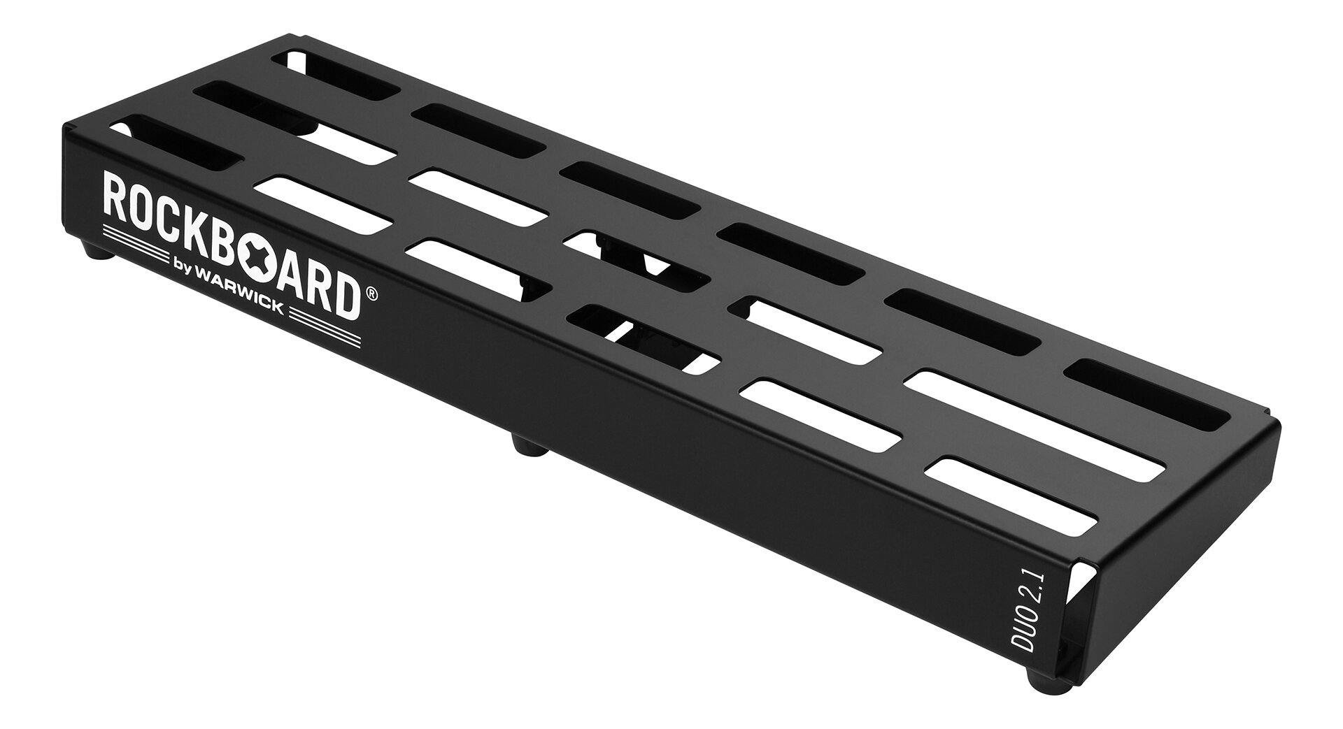 Rockboard DUO 2.1 Pedalboard with Gig Bag - RBO-B-21-DUO-B-Rockboard-DUO-2-1-Pedalboard-Angle.jpg
