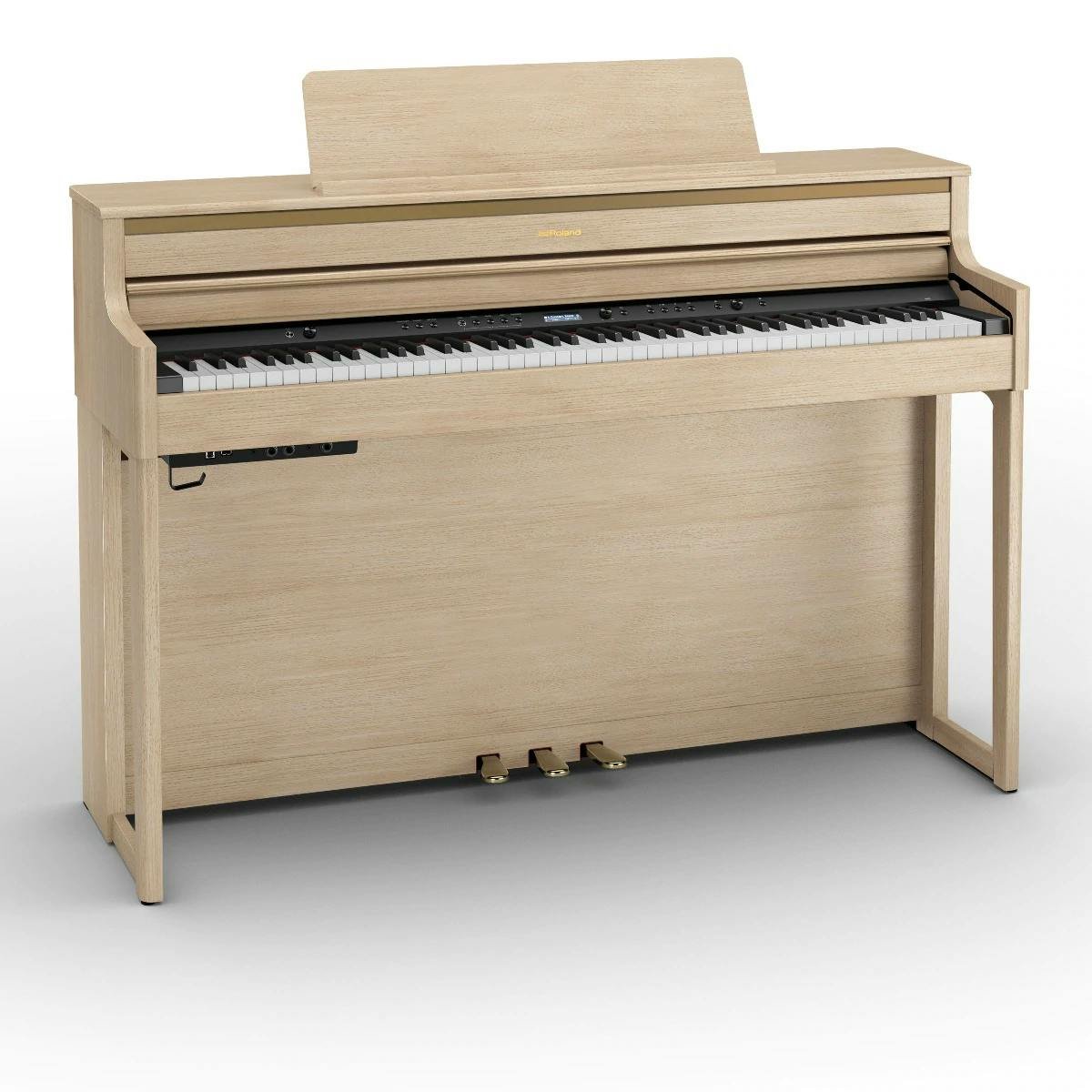 Roland HP704 Digital Piano in Light Oak - 513136-1653043657150.jpg