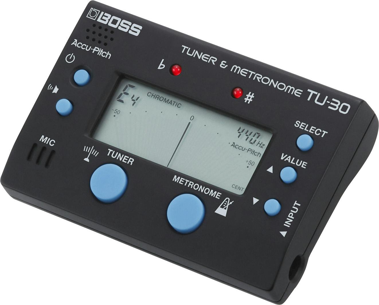 BOSS TU30 Tuner & Metronome - 107456-TU-30_DL_tuner.jpg