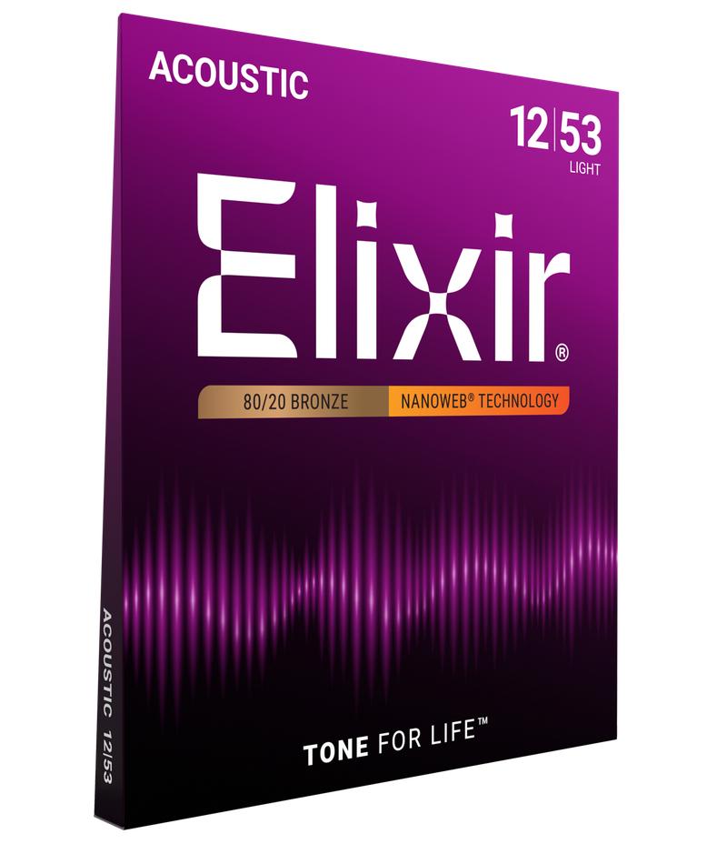 Elixir Bronze Nanoweb - Light / 12-53 Acoustic Strings - ELIX11052-3.jpg