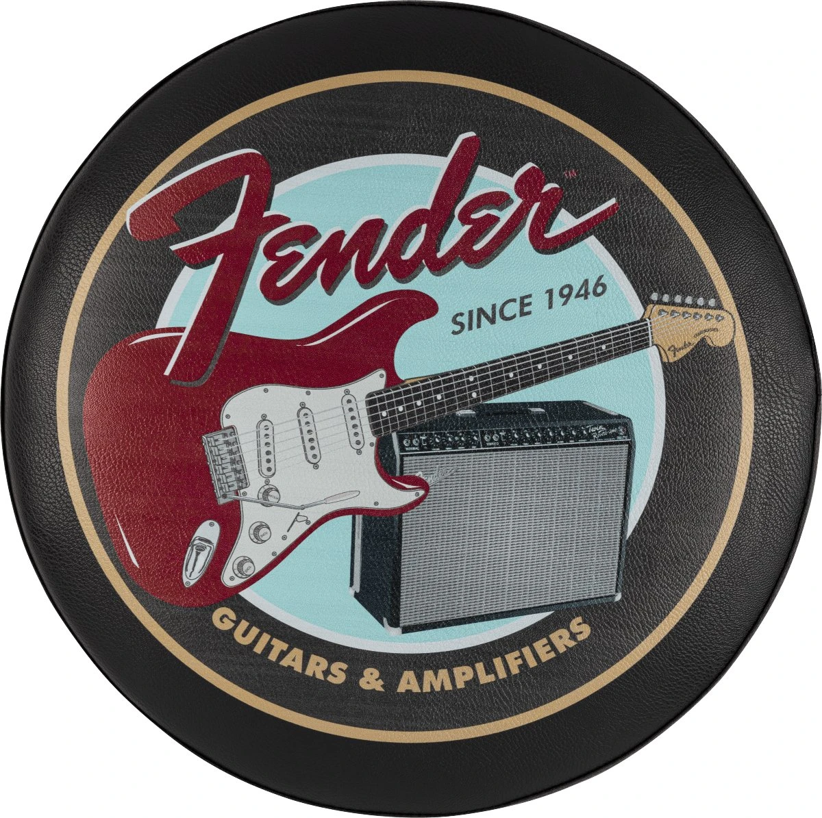 Fender Guitars & Amps Pick Pouch 30" Barstool in Black - 9192022015-3.jpg