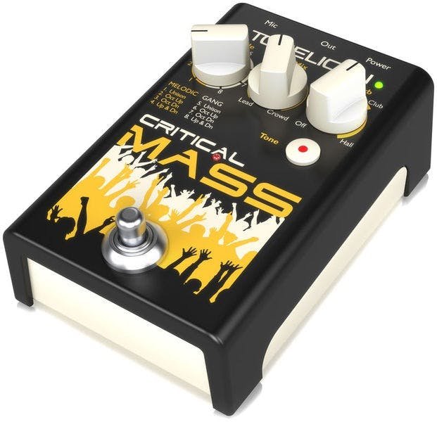 TC HELICON CRITICAL MASS ボーカルエフェクター TC Helicon Critical Mass Vocal Effects Pedal - Andertons Music Co.