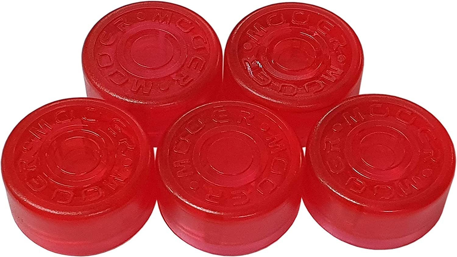 Mooer Guitar Pedal Footswitch Topper 5-Pack, Red - MFTRE-mooer_red.jpg