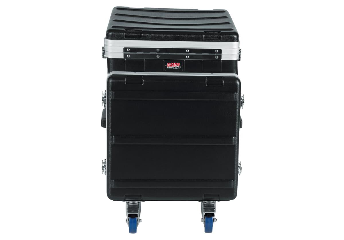 Gator 10U Combi Mixer Rack with 12U Pop Up Top - GRC-12X10 PU_FRONT.jpg