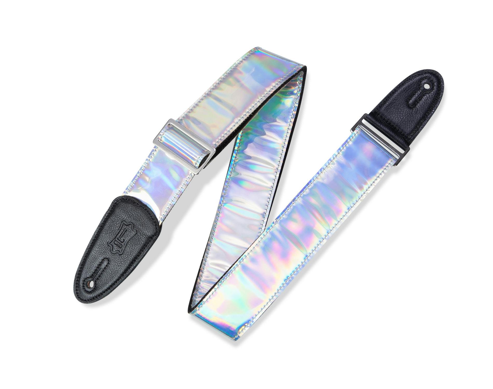 Levy's Vinyl on Black Cotton Webbing Guitar Strap - Iridescent - 389157-1586434872000.jpg