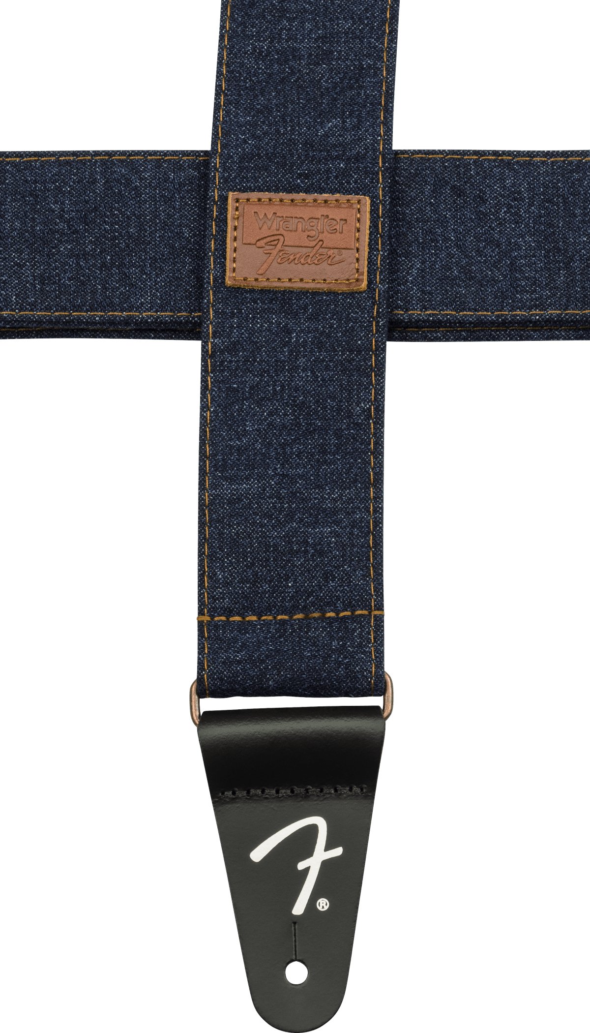 Fender x Wrangler Denim Guitar Strap in Dark Indigo - 0990638013-0990638013_fen_acc_dtl_4_nr.jpg
