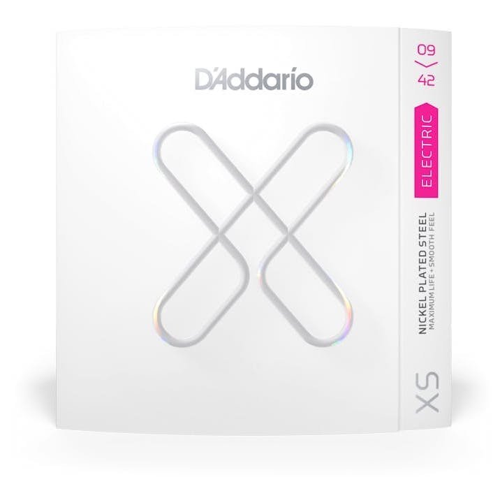 D'Addario XS Nickel Coated 9-42 Super Light Gauge Electric Guitar Strings - XSE0942-1.jpg