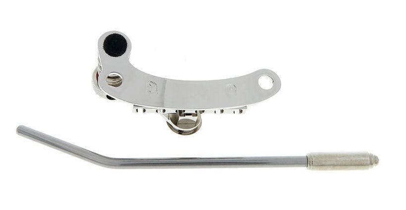 Duesenberg Les Trem II in Nickel Retrofit Trem forTune-o-matic