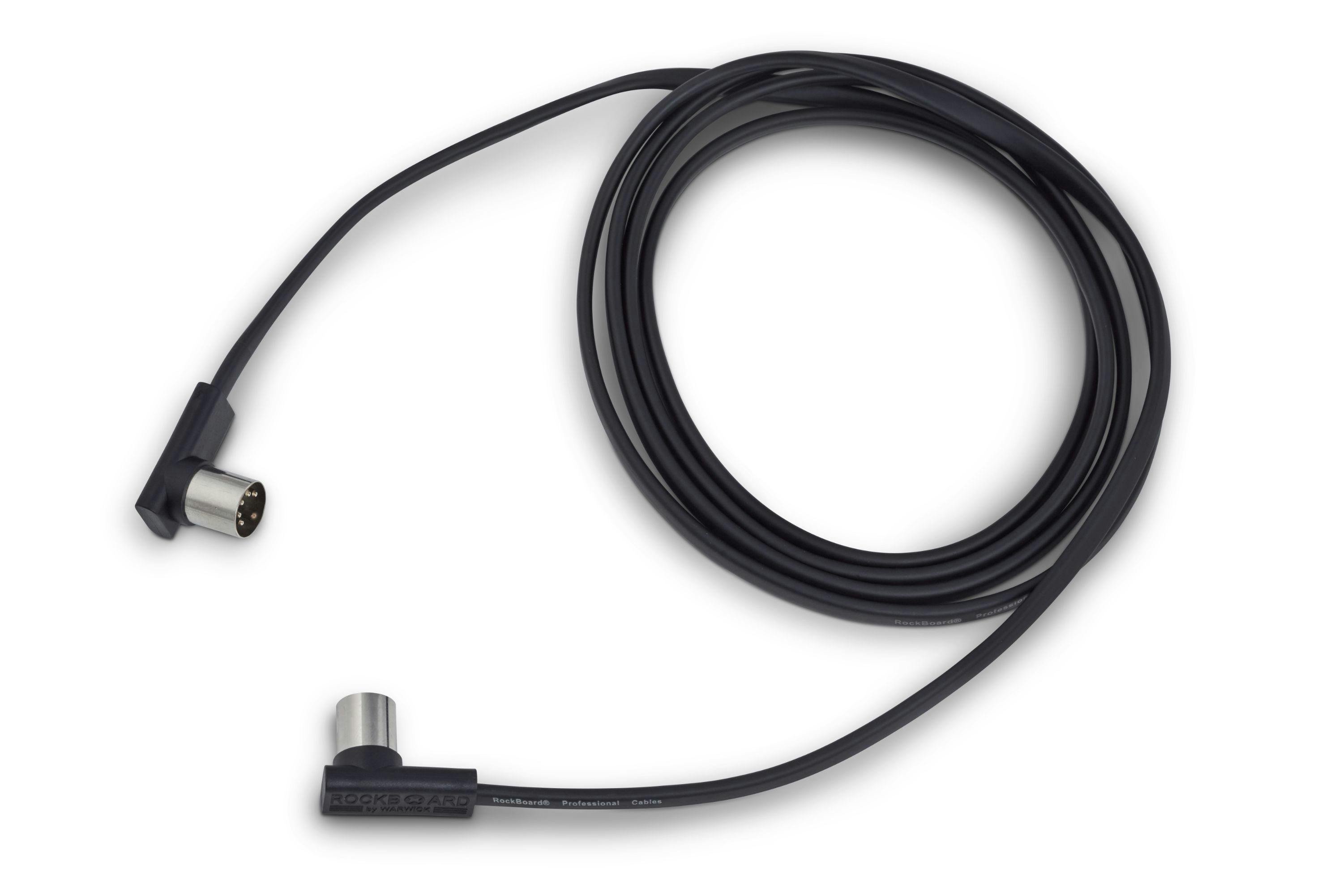 Rockboard Flat MIDI Cable - 6.6 ft. - Black - 310097-RBO-CAB-MIDI-200-BK.jpg