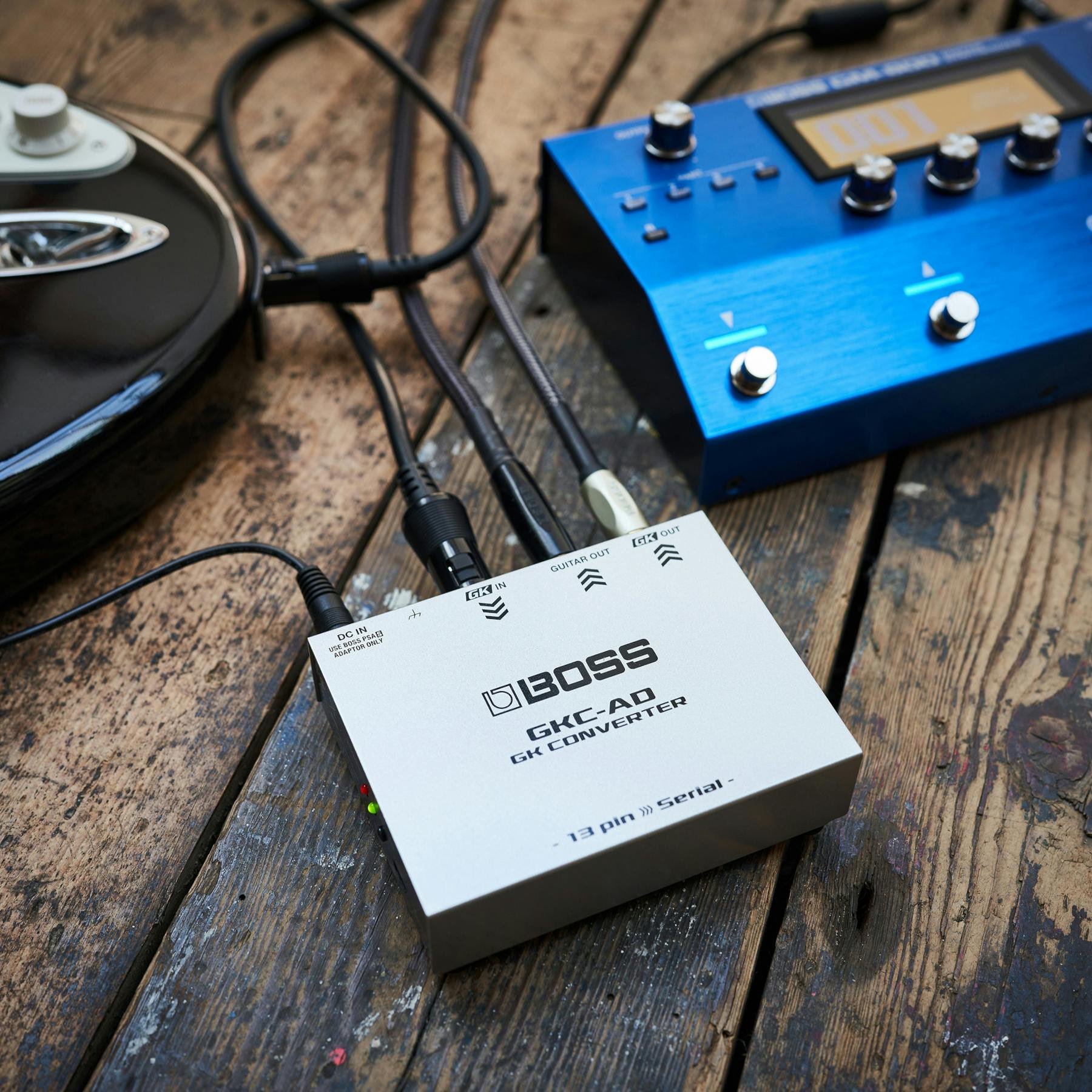 Boss GKC-AD GK Guitar Synth Converter - 13 Pin to Serial - GKCAD-Boss-GKC-AD-GK-Converter-Lifestyle.jpg