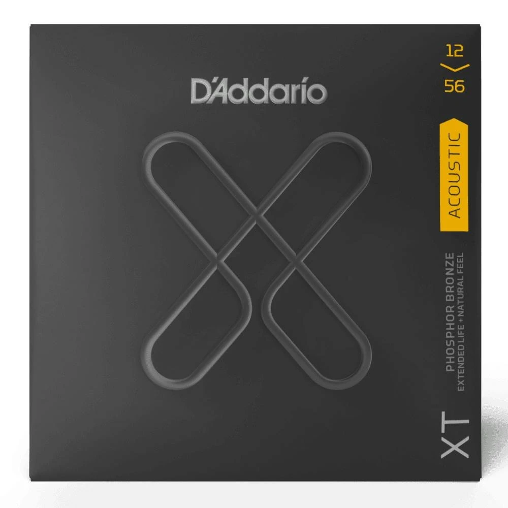 D'Addario XT Phosphor Bronze Light Top Medium Bottom 12-56 Acoustic Guitar Strings - 350757-daddario-xt-extended-life-phosphor-bronze-acoustic-guitar-strings-12-56-p14337-29666_image.jpg