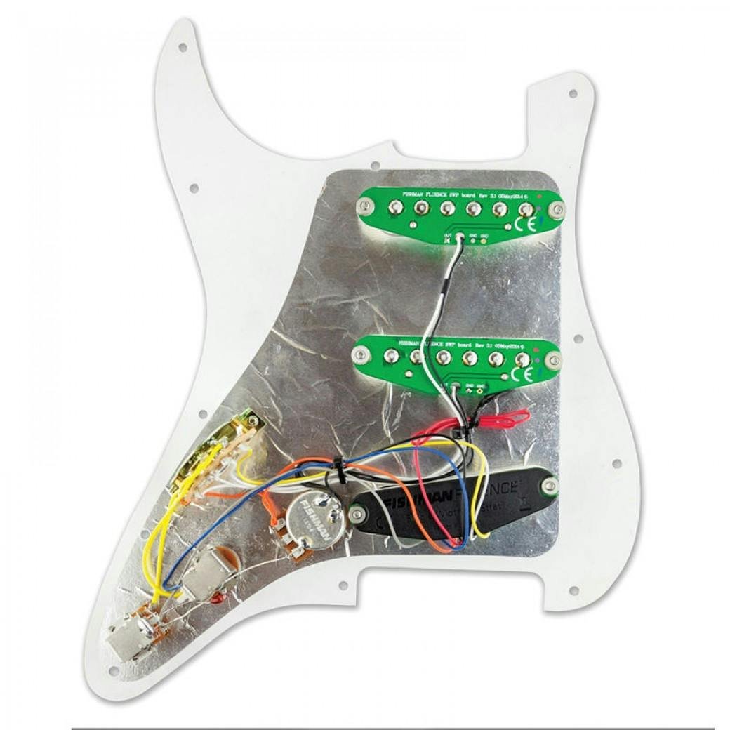 Fishman Fluence 6-String Loaded Pickguard for Strat in White - 272858-1524128577644.jpg