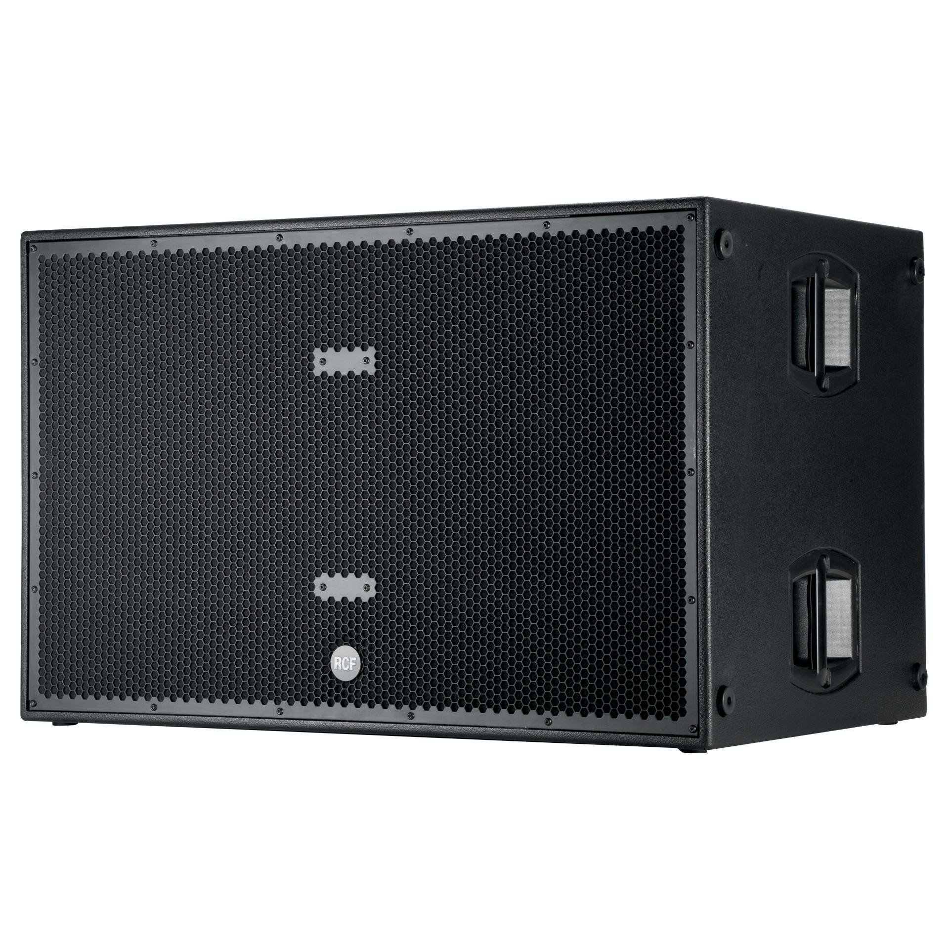 RCF SUB 8006-AS Double 18" Bass Reflex Active Subwoofer, 2500Wrms, 5000Wpeak - 13000372-RCF_SUB-8006-AS-LEFT-GRILL.jpg