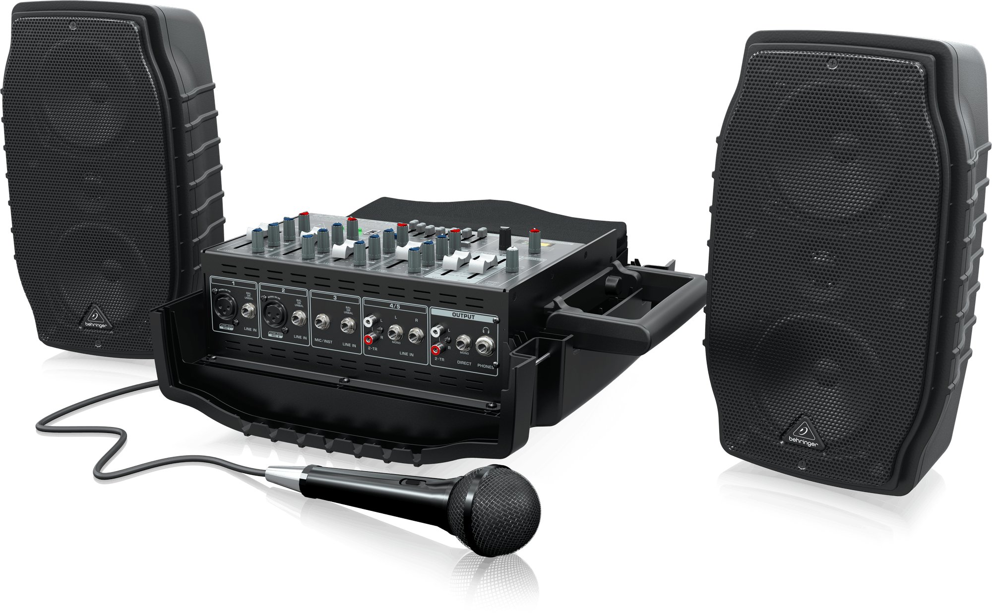 Behringer PPA200 200-Watt Portable PA System With 5-Channel Powered Mixer - 539920-1663666598215.jpg