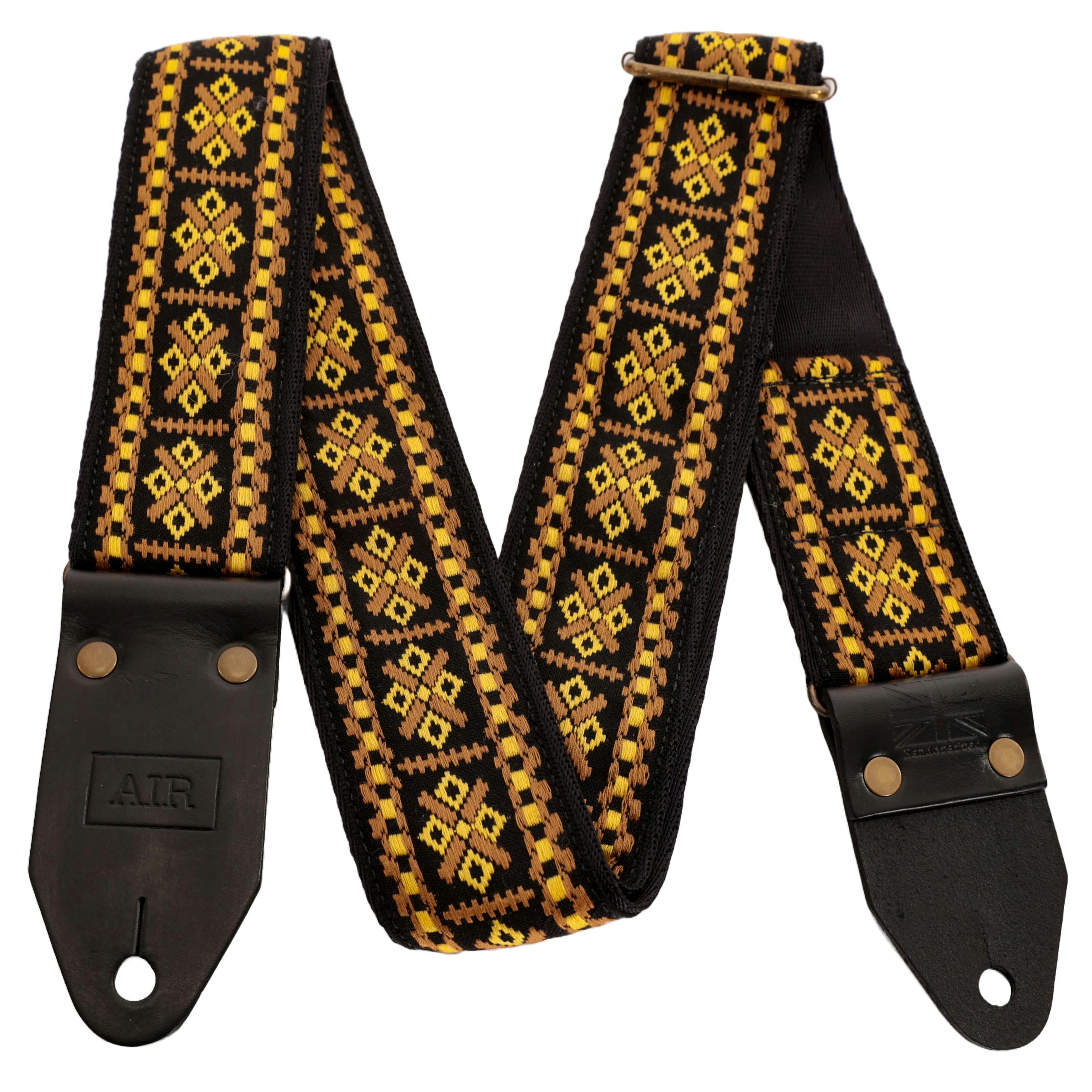 Air Straps Limited Edition Handcrafted Saxon Guitar Strap - SAX1-SAX1-2.jpg