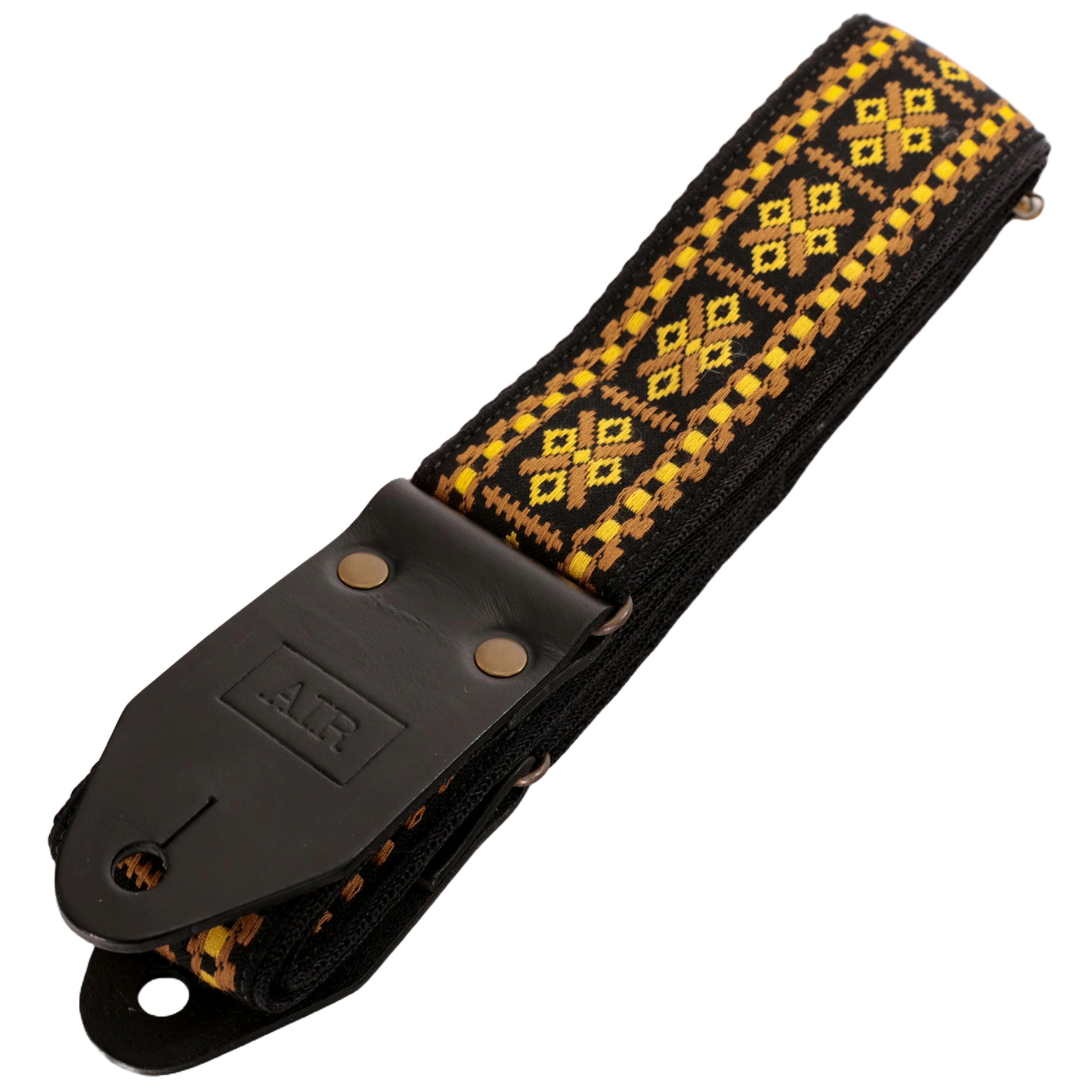 Air Straps Limited Edition Handcrafted Saxon Guitar Strap - SAX1-SAX1-3.jpg