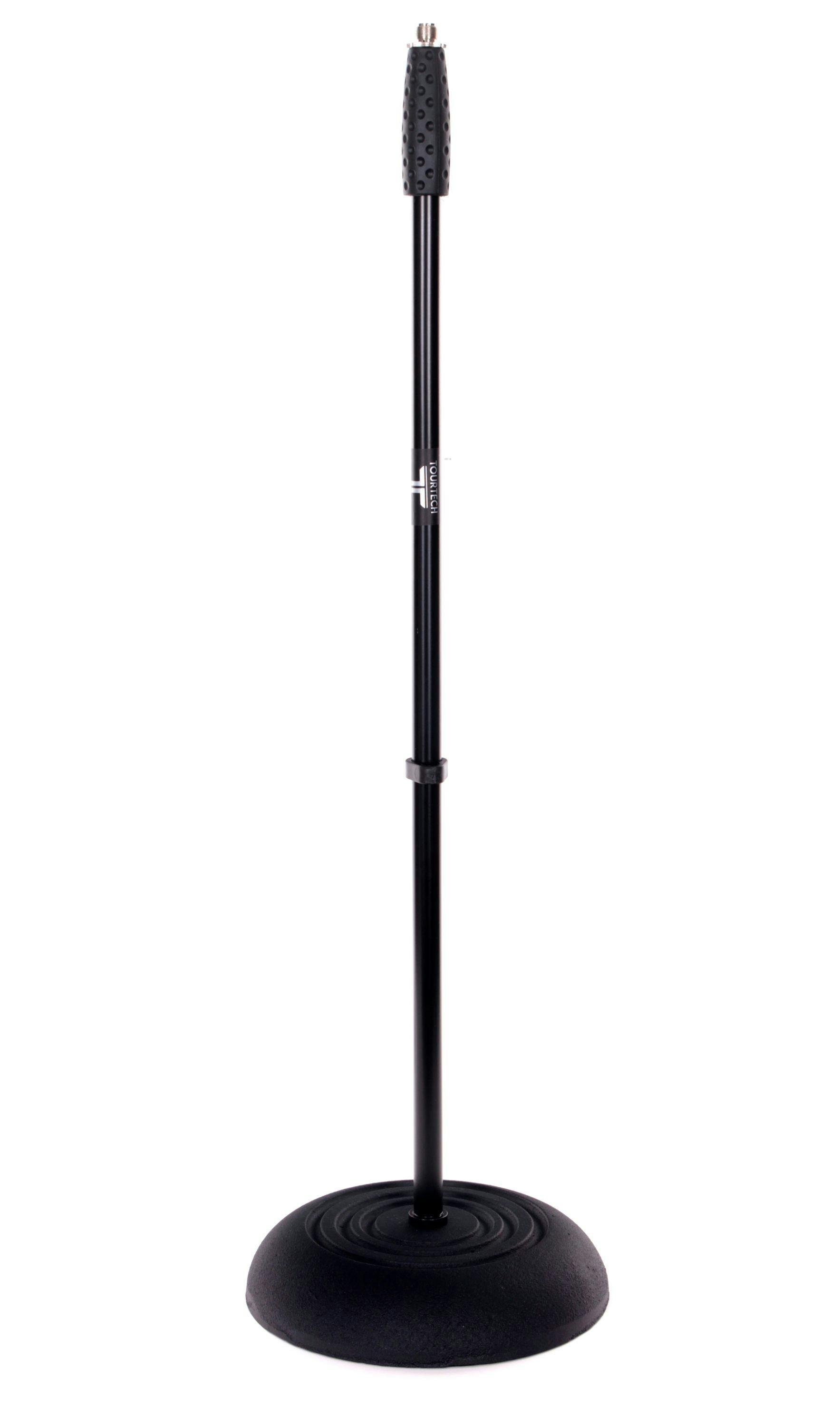 TourTech Round Base Microphone Floor Stand in Black - 284976-TTS-MI1120BK (2).jpg