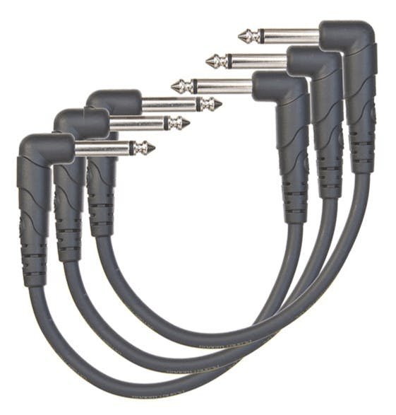 D'Addario Classic Series Patch Cable 3-pack 6 inches - PW-CGTP-305-daddario-classic-patchcable-3pack.jpg