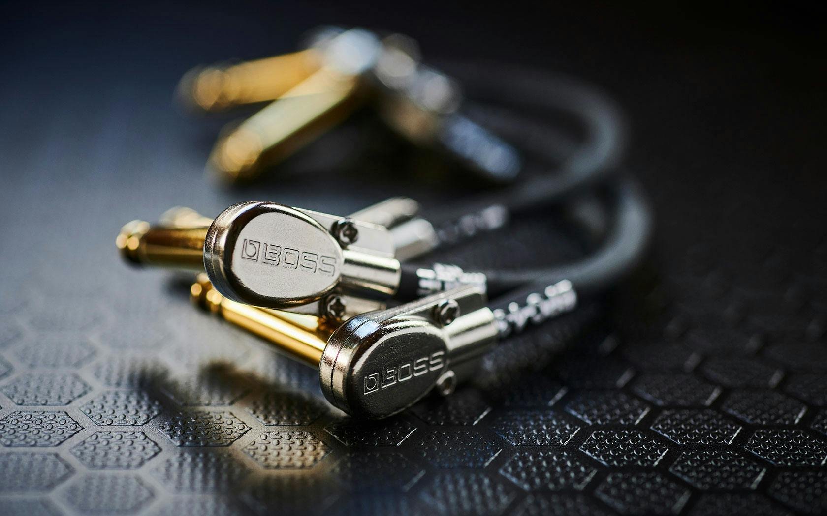 Boss BPC-8 8" Patch Cable with Slimline Pancake Plugs - 523752-Boss BPC-8 8 Patch Cable with Slimline Pancake Plugs 4.jpg