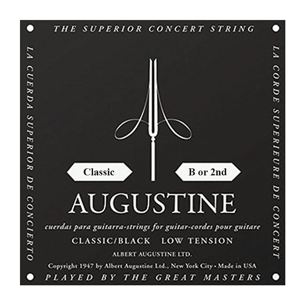 Augustine Black LT Single B or 2nd Classical Guitar String - 448338-AUG262622.jpg
