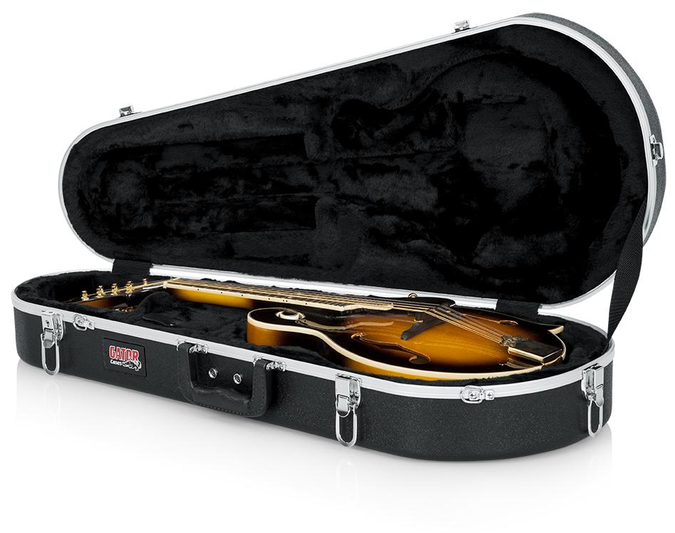 Gator Moulded Mandolin Hard Case - GC-MANDOLIN_OPEN_GEAR.jpg