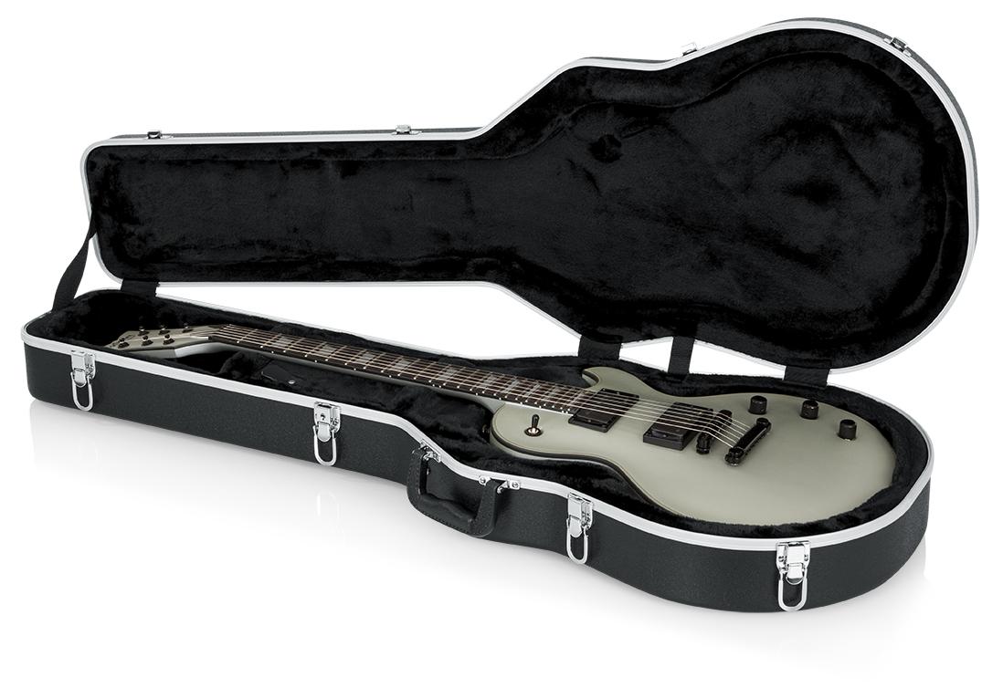 Gator Deluxe Single Cutaway Style ABS Guitar Case - GC-LPS_OPEN_GEAR_02.jpg