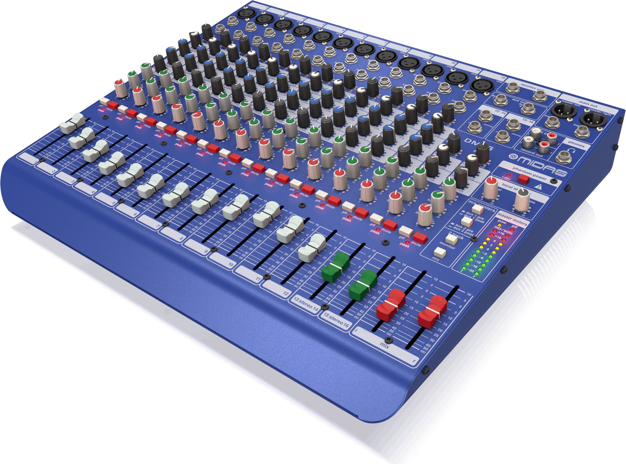 Midas DM16 16 Input Analog Live and Studio Mixer with Midas