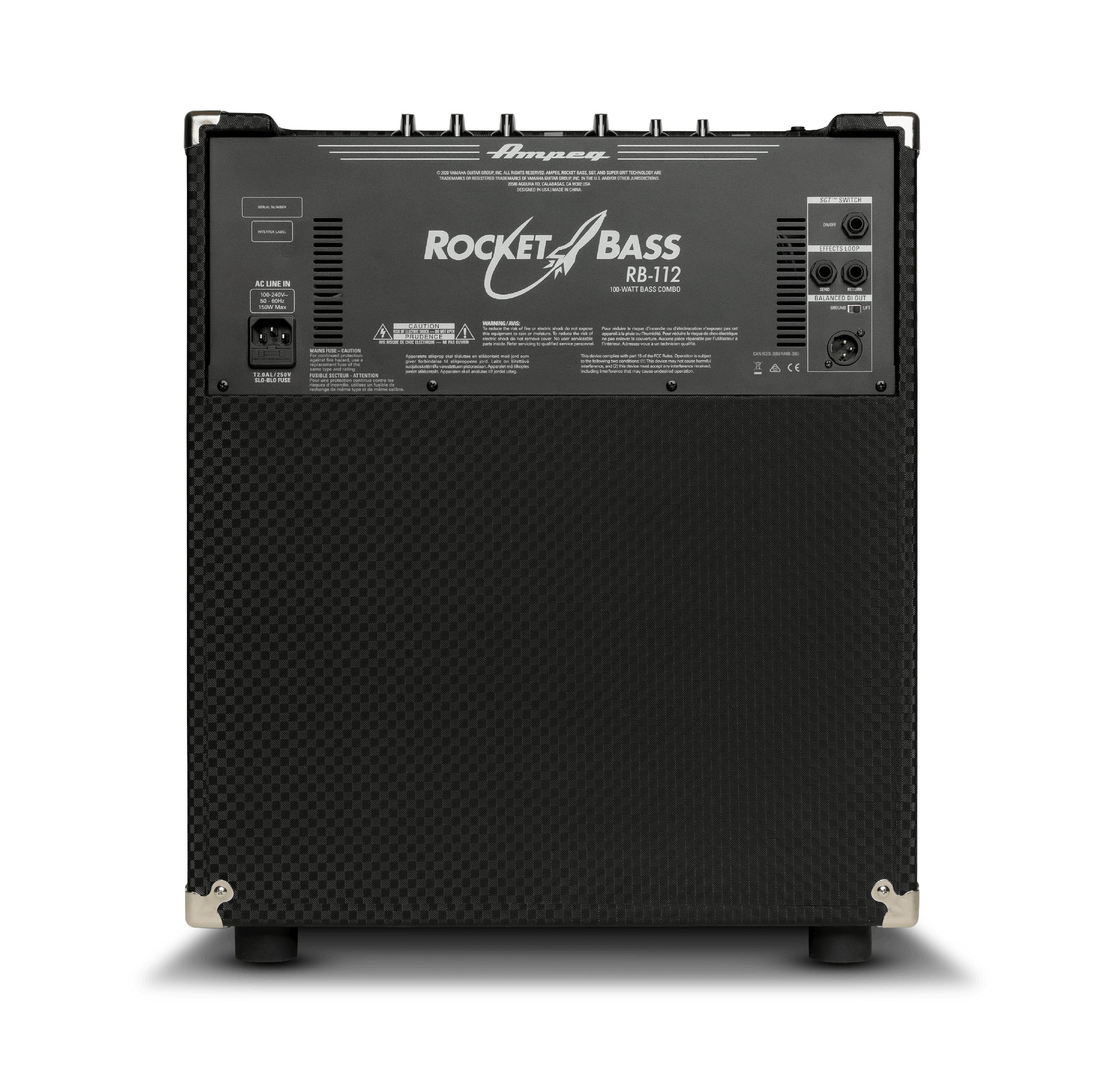 Ampeg ROCKET BASS RB-112 ベースアンプ+専用ソフトカバー Ampeg Rocket RB-112 100W Bass Combo Amp - Andertons Music Co.