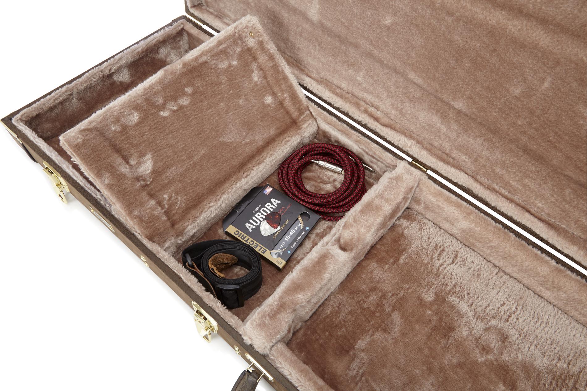 Gator Electric Vintage Leather Look Guitar Case - GW-ELECT-VIN_STORAGE.jpg