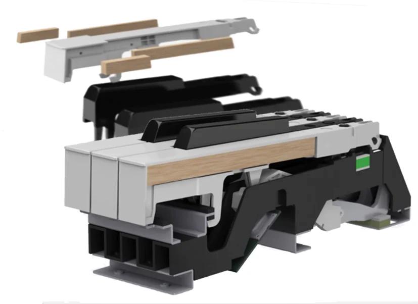 Roland LX 9 PW Luxury Upright Piano in Polished White - LX-9-PW (11).jpg