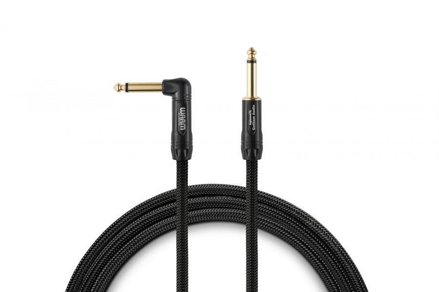 Warm Audio Premier Series 1 End RightAngle Instrument Cable 18ft / 5.5m - PREM-TS-1RT-18-Warm_Audio_Premier_Series_TS_1xright_Angle.jpg